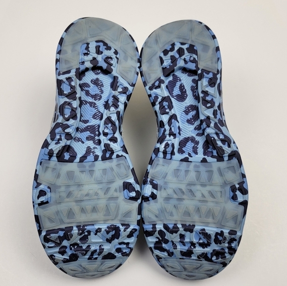 APL Techloom Wave Leopard Blue Silver Running Shoes NEW - 8 - Picture 11 of 12